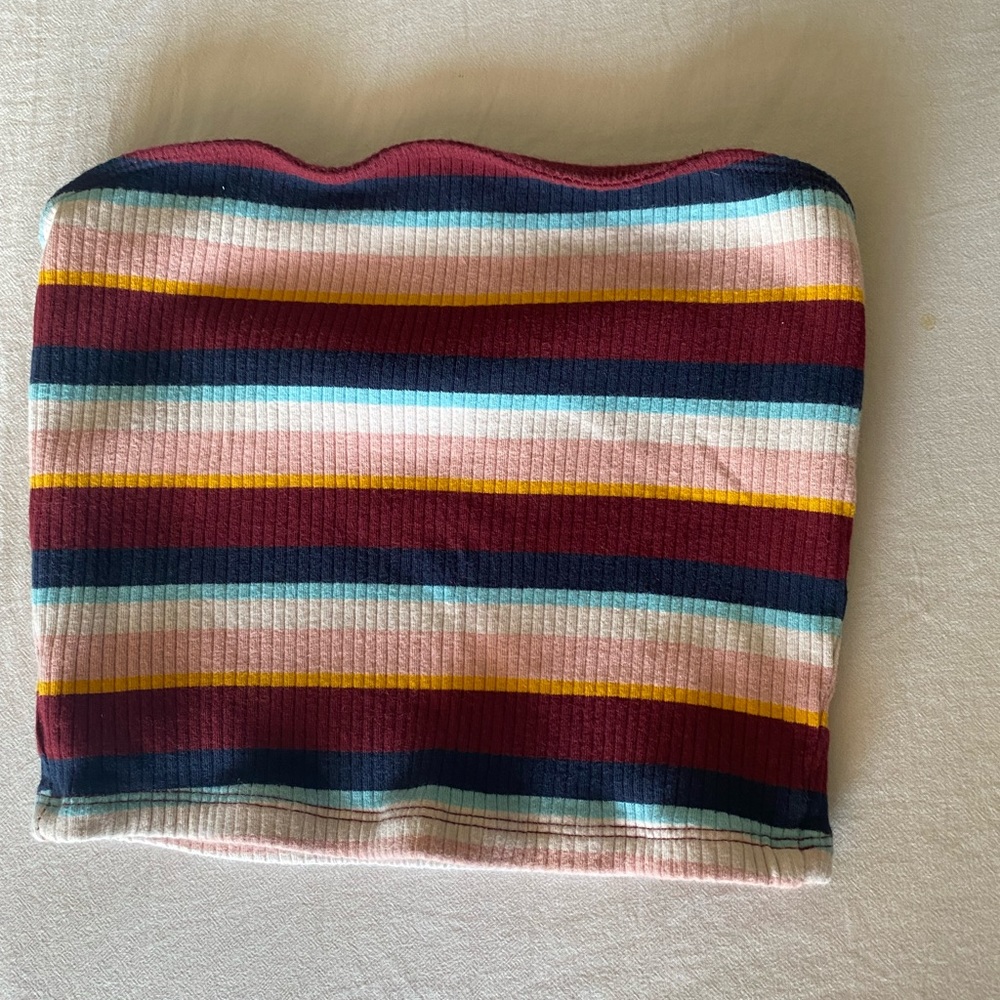 Holister multi colored tube top size S
